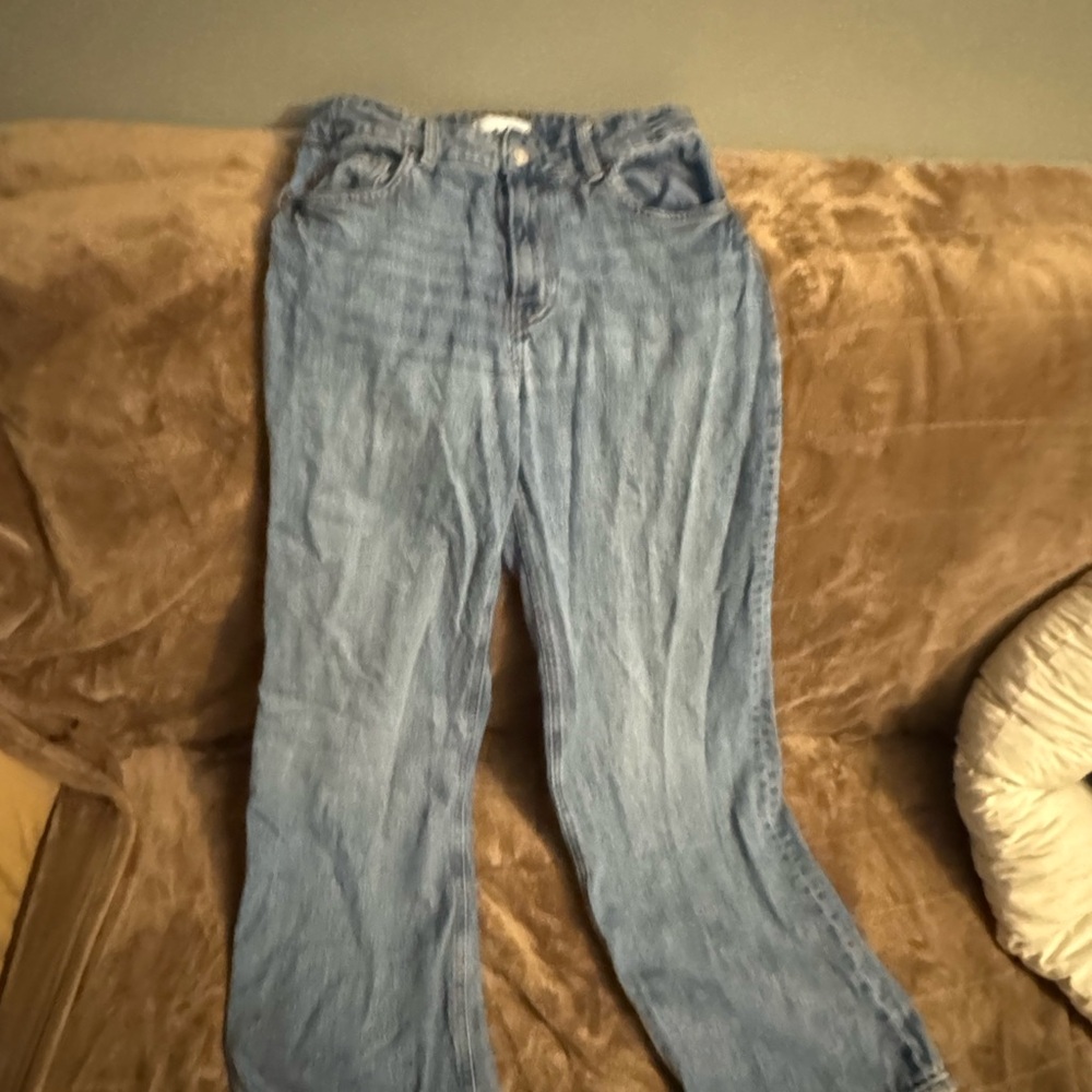 H&M Light Blue Straight Leg Jeans